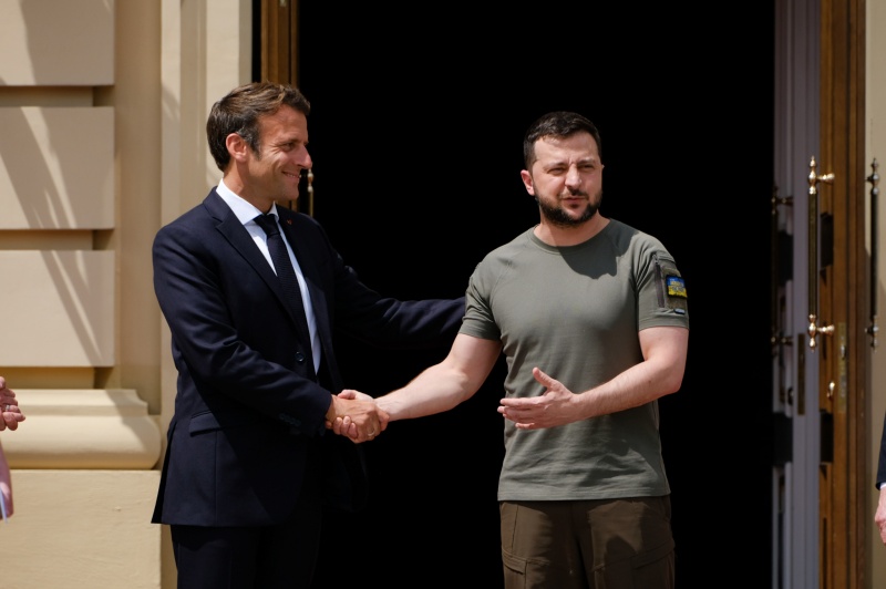 Зеленский и Макро