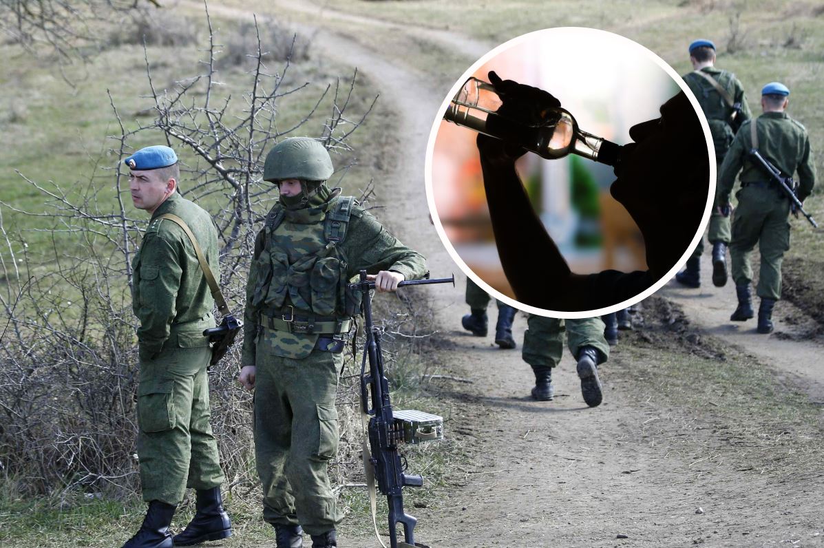 российские военные алкоголь