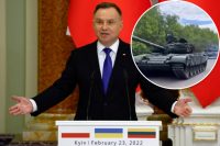 Польща передала Україні понад 240 танків і майже 100 одиниць бронетехніки - Дуда