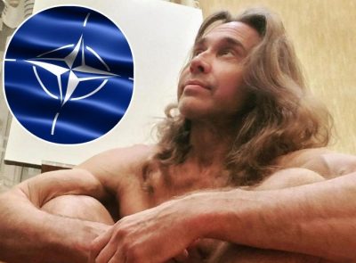 Стриптизер-путинист Тарзан с примитивной матерщиной обрушился на НАТО