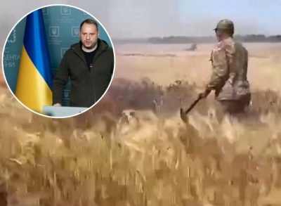 Как при Голодоморе: оккупанты стреляют по полям с пшеницей зажигательными снарядами
