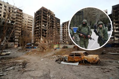 Карма догнала: в Мариуполе на тракторе взорвались трое оккупантов