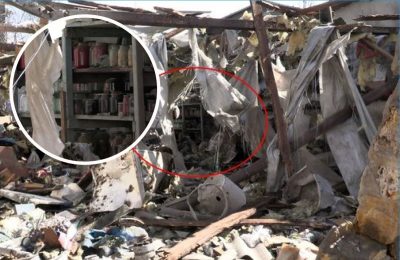 Новий символ стійкості: банки з консервацією єдині вціліли у зруйнованому окупантами будинку