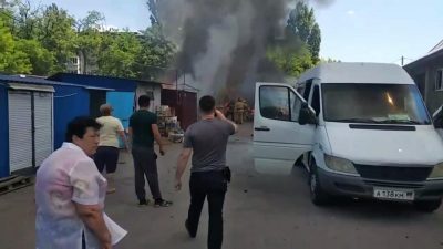 В Донецке обстреляли рынок, звуки 'отлетов' слышали в оккупированной Макеевке