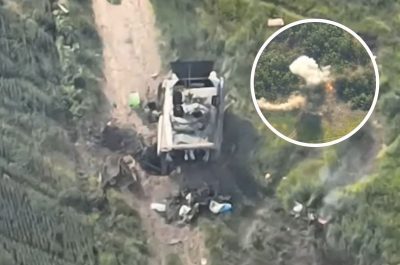 Спалили БМП дотла: артилеристи ЗСУ ефектно знищили окупантів, які ховалися у лісі