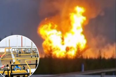 горит газопровод в РФ