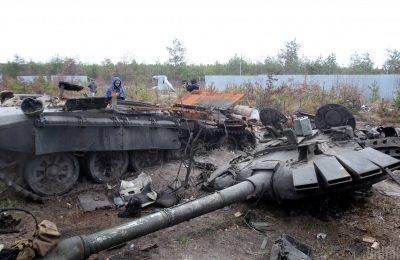 разбитый танк РФ, потери РФ в Украине