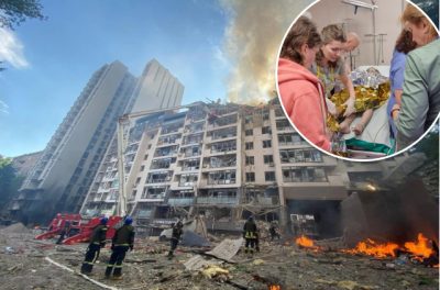 ракетный удар по Киеву, пострадала девочка