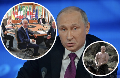 Путин обиделся на шутки лидеров G7 из-за его фото с голым торсом