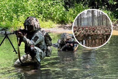 украинские военные, кадыровцы