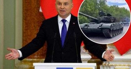 Польша передала Украине более 240 танков и почти 100 единиц бронетехники - Дуда