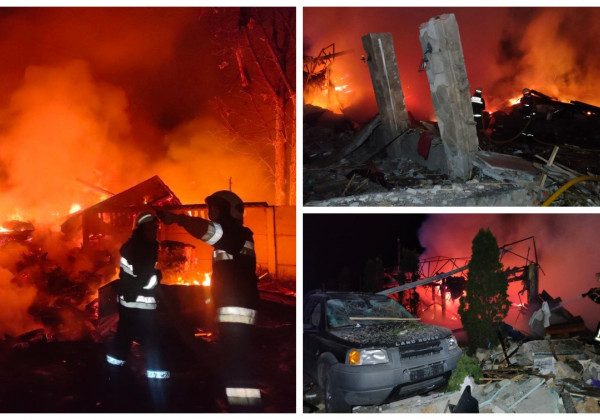 У Харкові через обстріли спалахнули масштабні пожежі: двоє людей загинули