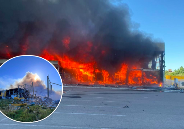 "Це зло має бути покаране": Росія випустила по ТЦ Кременчука дві ракети