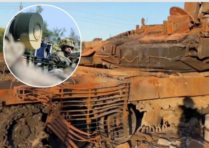 Українці спалили новітній російський танк, з якого на Харківщині розстрілювали мирних жителів