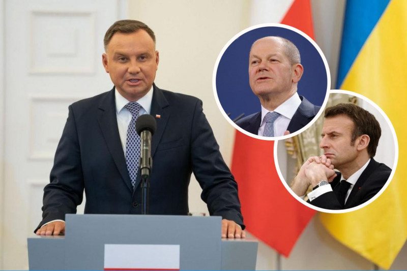 "Разве с Гитлером так говорили?": Дуда разнес Шольца и Макрона за звонки Путину