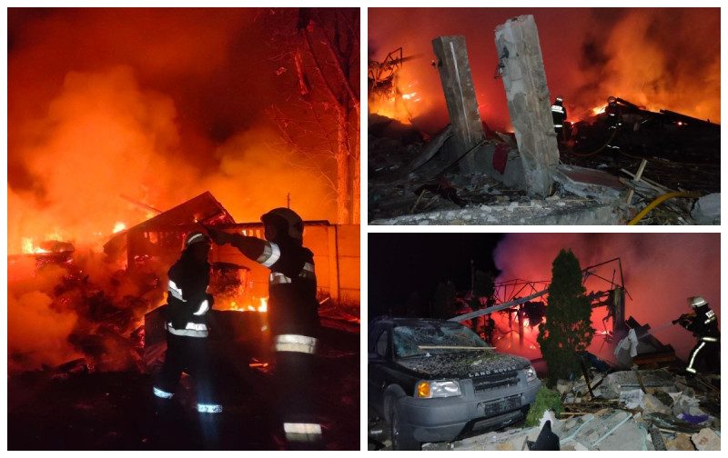 В Харькове из-за обстрелов вспыхнули масштабные пожары: два человека погибли