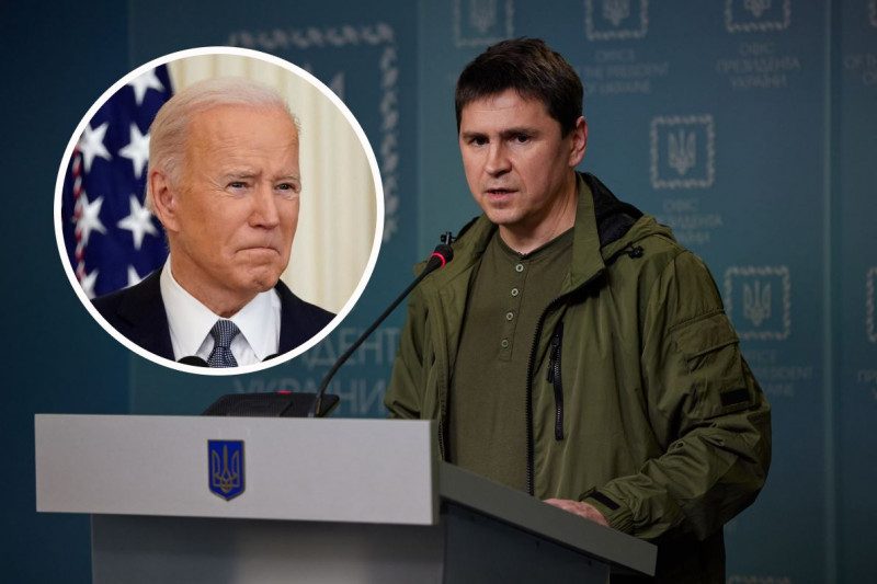 "Глупо обвинять Украину в игнорировании подготовки к войне": Подоляк ответил на заявление Байдена