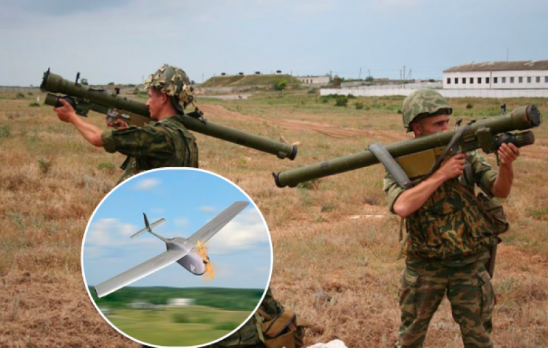 В Северодонецке нацгвардеец единственным выстрелом из "Иглы" сбил российский беспилотник Орлан-10