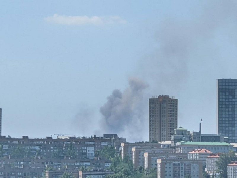 Взрывы в Донецке