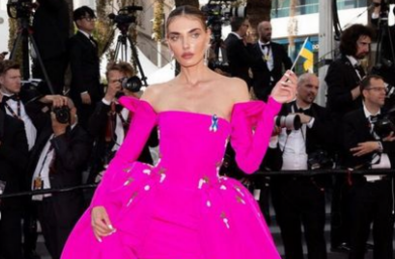 Заборонена українська символіка в ліфі сукні: українська модель розповіла про аферу в Каннах