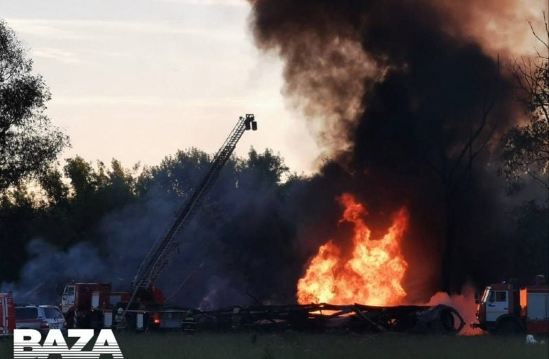 В России разбился военный самолет Ил-76: есть погибшие и раненые