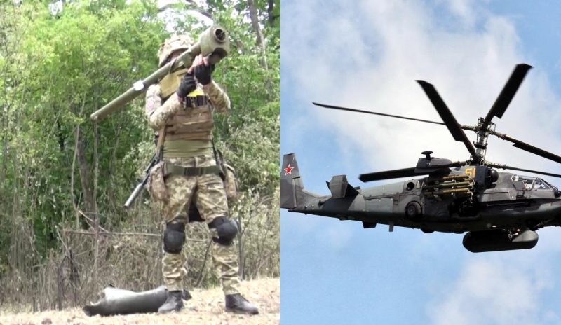 Боец ВСУ сбил из ПЗРК Игла Ка-52 Аллигатор войск РФ: уничтожение вертолета врага он посвятил сыну