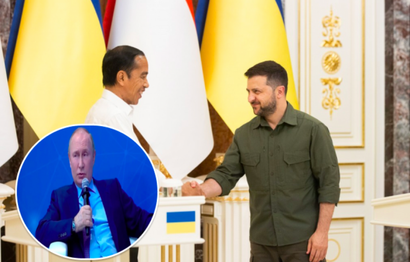 "Послання Путіну": у Зеленського відповіли на заяву президента Індонезії
