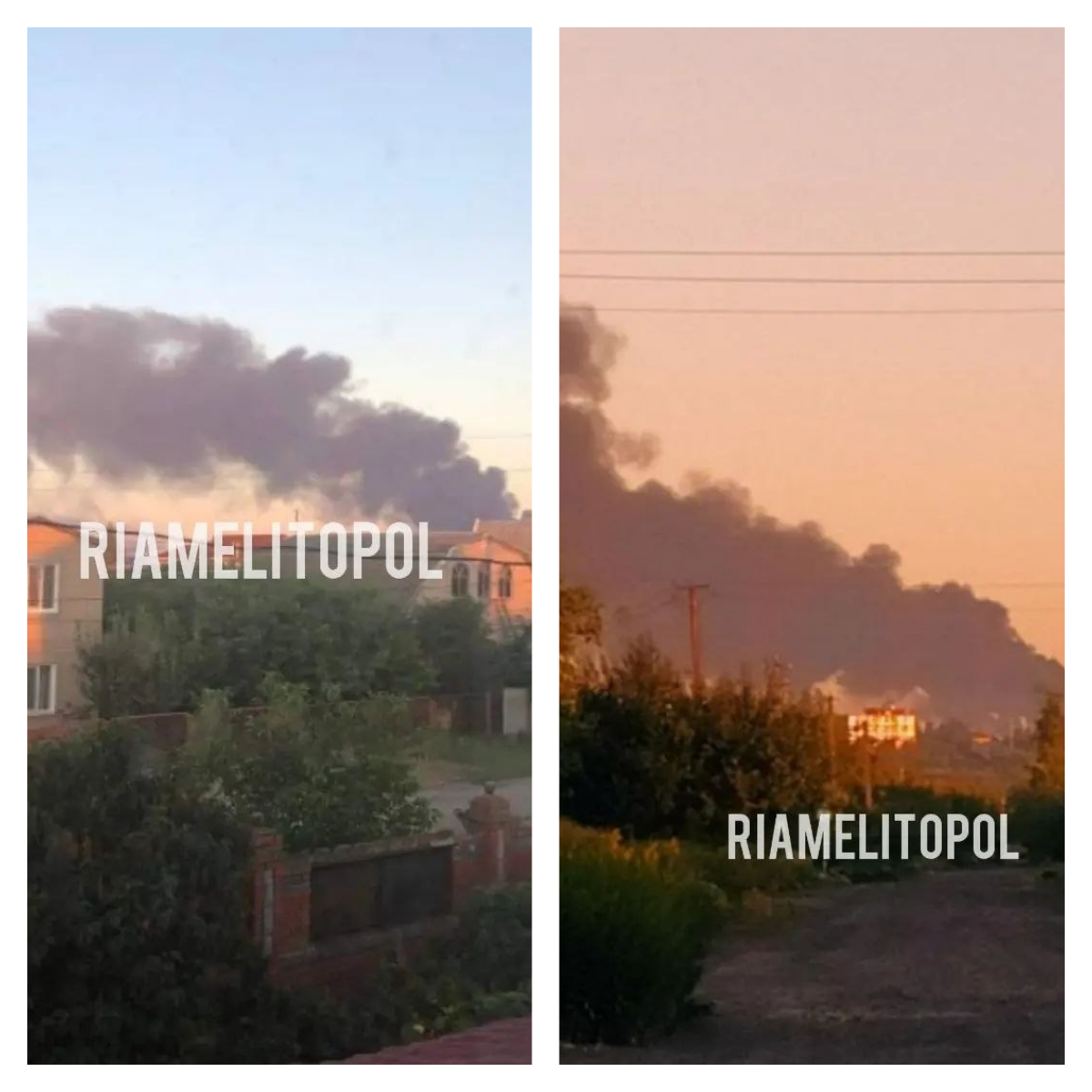 Взрывы в Мелитополе 3 июля 