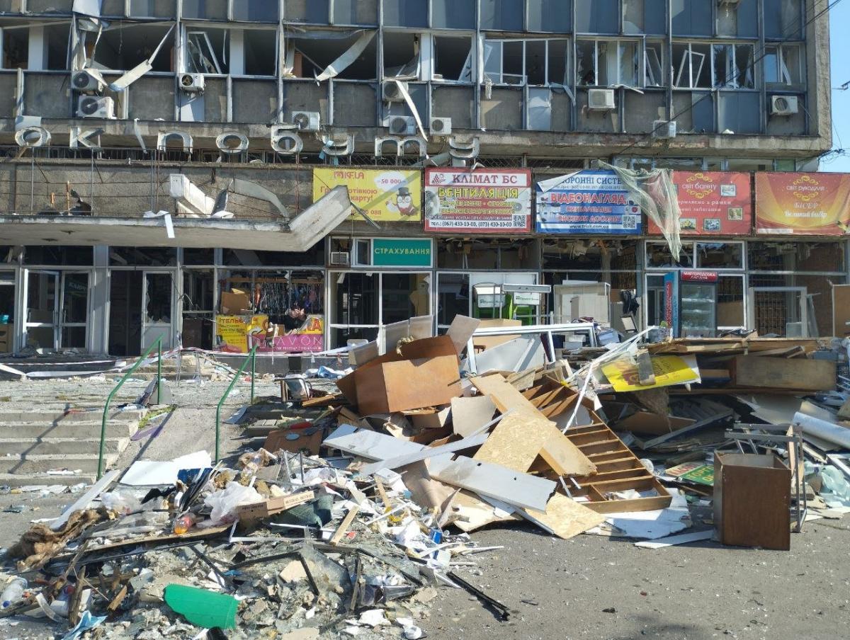 Наслідки ракетного удару по Вінниці