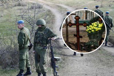 российсике военные, могилы украинцев