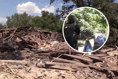 торецк, последствия ракетного обстрела