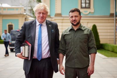 Зеленський і Джонсон Зеленський і Джонсон