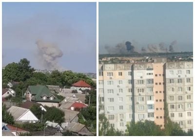 чернобаевка, херсон, взрывы на складах оккупантов чернобаевка, херсон, взрывы на складах оккупантов