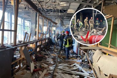 Последствия ракетного удара по Виннице