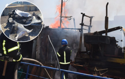 Пожежа спалахнула моментально: з'явилися подробиці ракетного удару по Одеському порту і перші фото