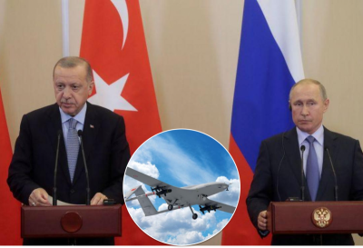 Наглый Путин попытался уговорить Эрдогана открыть в РФ завод по производству Байрактаров