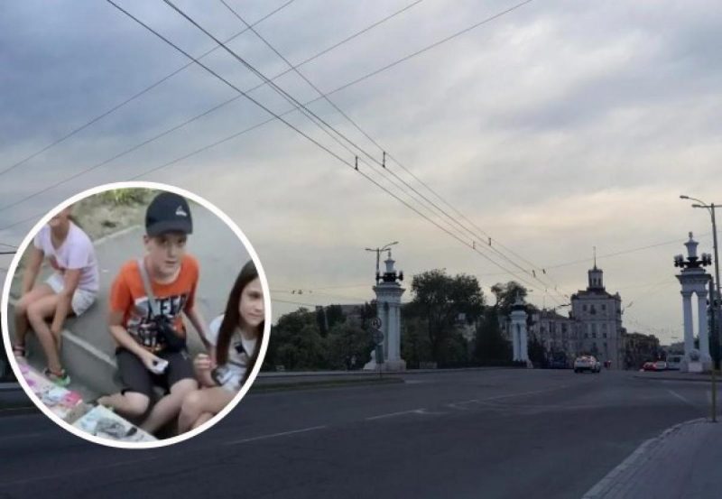 "Светлое будущее Украины": в Запорожье дети на улице продают безделушки ради помощи ВСУ