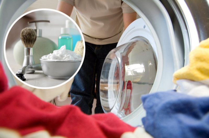 Зачем класть пену для бритья в стиральную машину: хитрость опытных хозяек