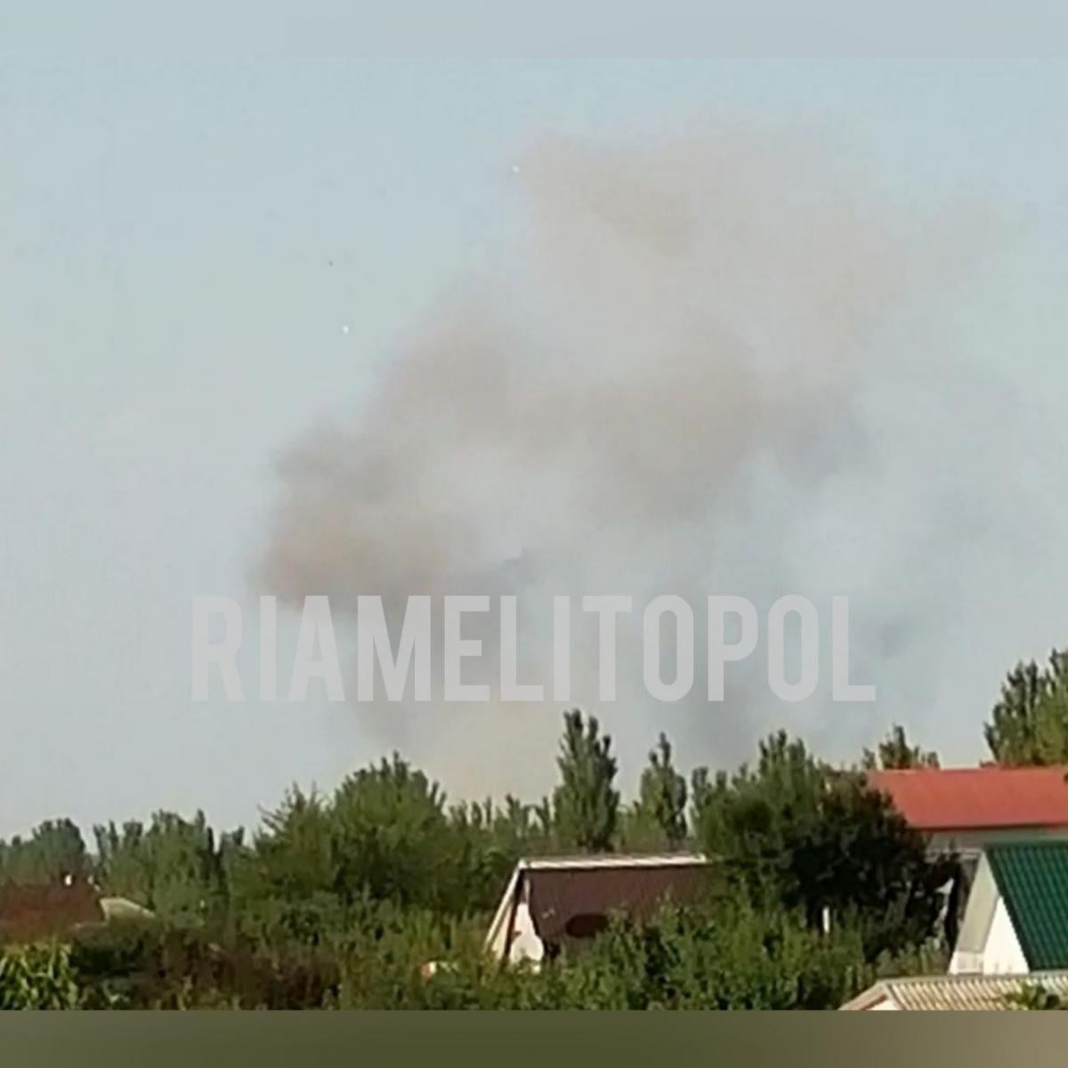 Взрывы в Мелитополе Запорожской области