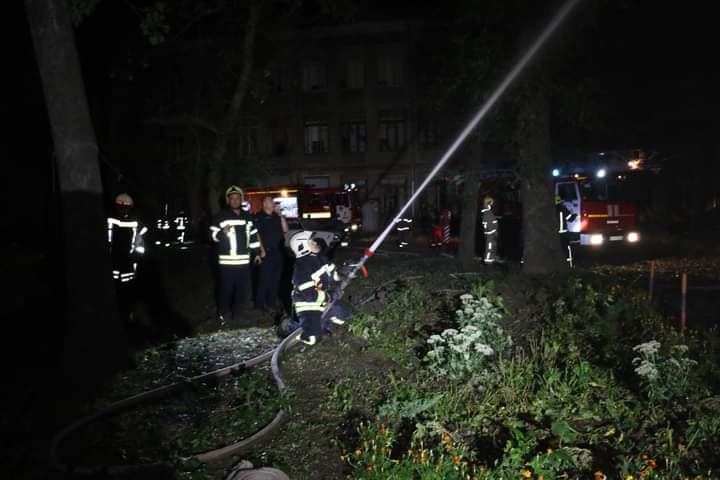 Наслідки обстрілу Харкова в ніч на 31 серпня Наслідки обстрілу Харкова в ніч на 31 серпня