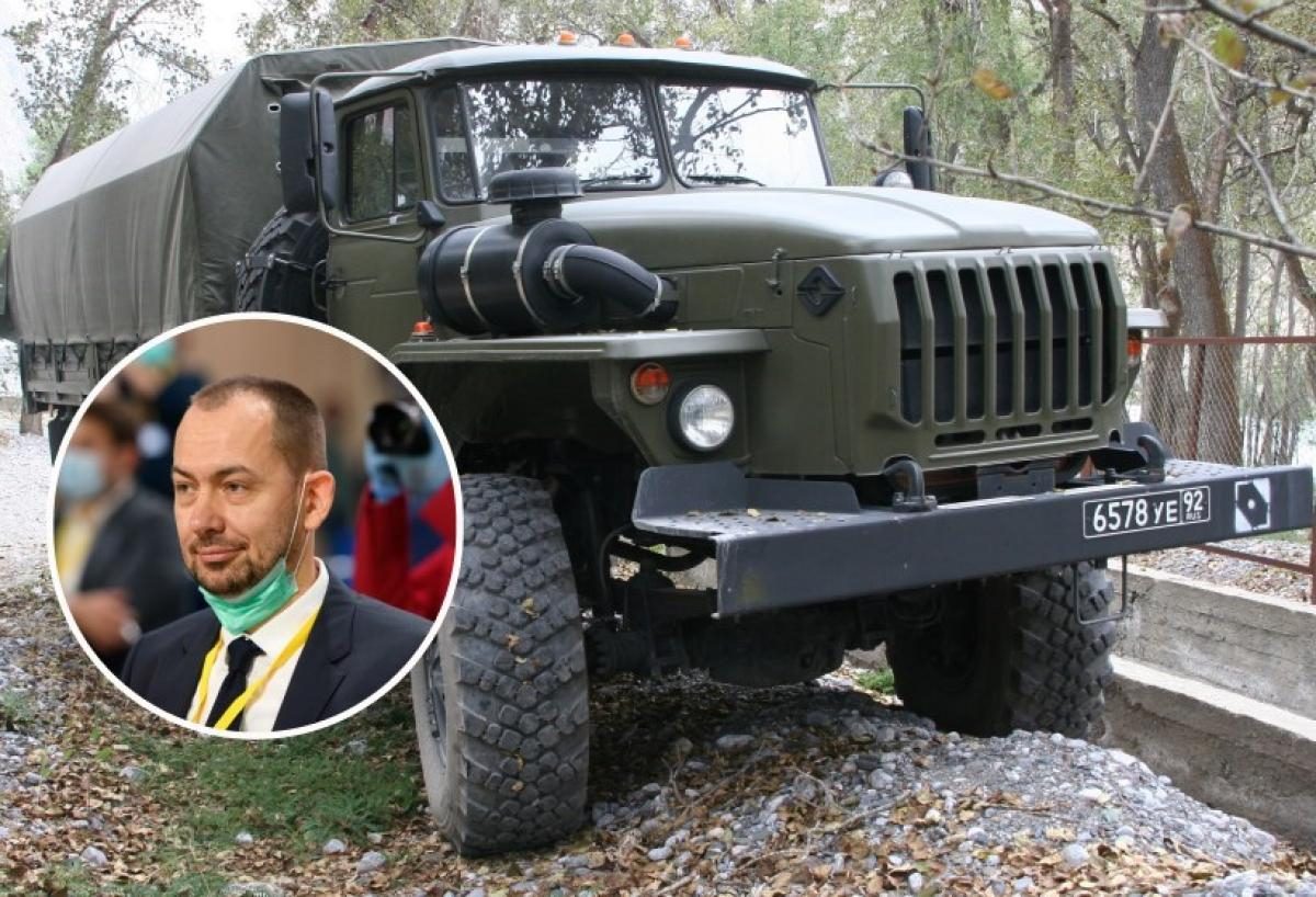 Оккупантам влепили выговор за то, что они в грузовике подорвались на ...