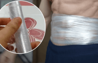 Звичайна харчова плівка прибирає жир з живота: чи так це насправді