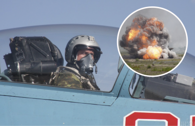 Украинская авиация, взрыв