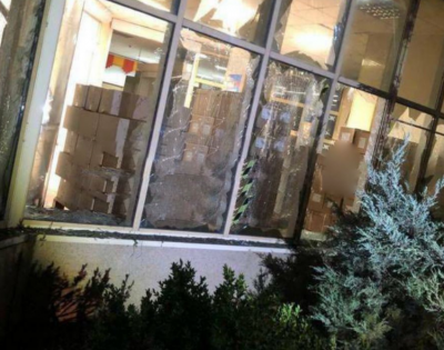 Готувалися до референдуму: партизани атакували штаб Єдиної Росії у Мелітополі