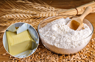 масло, мука