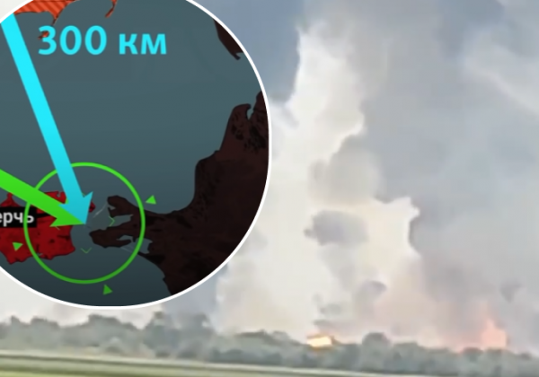 "Кримський міст наступний": росіяни в розпачі після "феєрверків" на складі БП під Джанкоєм