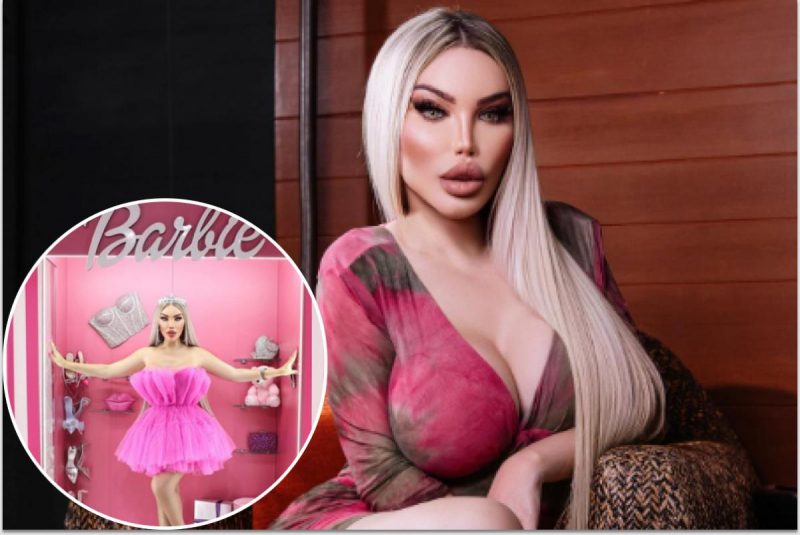 "Почернеет, отомрет и отвалится": трансгендерная модель-барби останется без носа после 30 операций