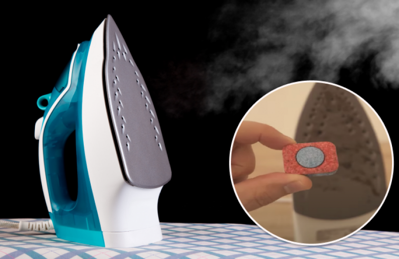 Нагар "злітає" сам: як вичистити праску таблеткою для посудомийки за 30 секунд