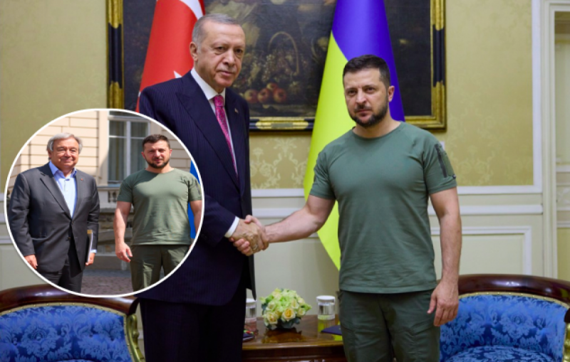 Встреча Зеленского с Эрдоганом и Гутерришем: детали переговоров