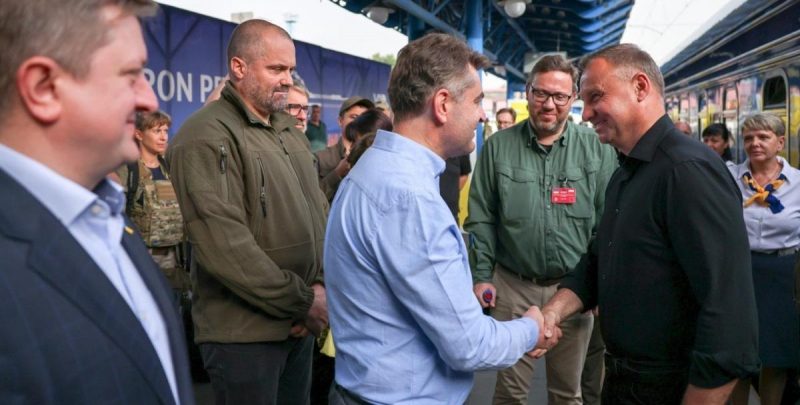 До Києва з офіційним візитом прибув президент Польщі Анджей Дуда